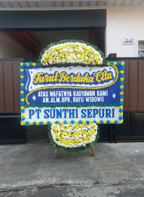 Papan Bunga Duka di Jailolo Selatan