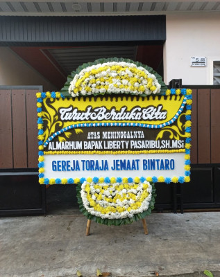 Papan Bunga Duka di Jailolo Selatan